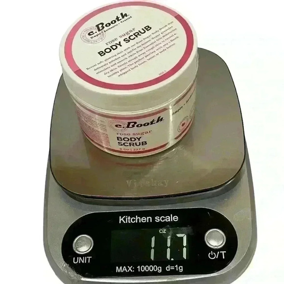 c.Booth ROSE Sugar Body Scrub 8oz NIB - Picture 6 of 6